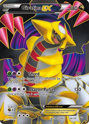 Dragons Exalted  124 Giratina EX (124 Full Art)  - Holofoil - Ultra Rare