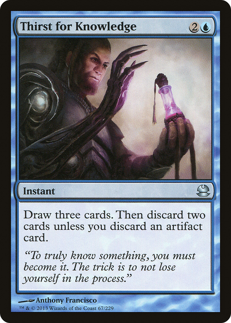 Modern Masters - (MMA-067) - Thirst for Knowledge Foil