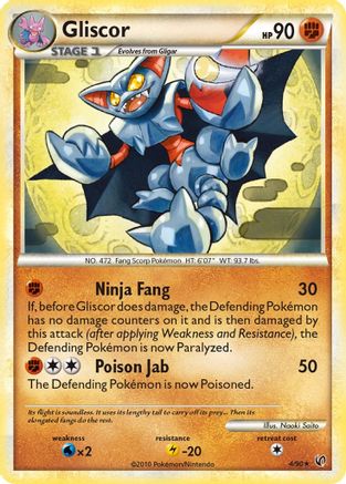Undaunted  Gliscor  - Reverse Holofoil - Holo Rare
