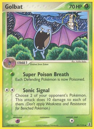 Delta Species  043 Golbat  - Uncommon