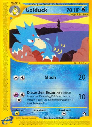 Aquapolis  050 Golduck (50a)  - Uncommon