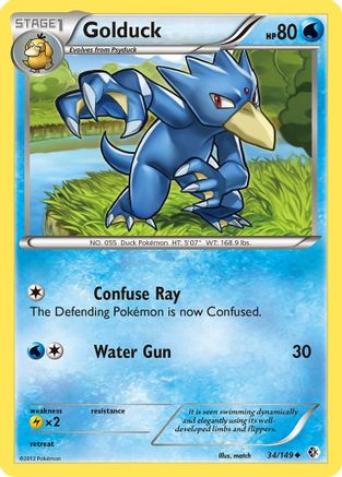 Boundaries Crossed  034 Golduck (34)  - Uncommon