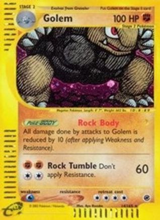 Expedition  014 Golem (14)  - Holofoil - Holo Rare
