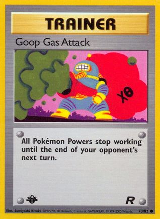 Team Rocket  078/82 Goop Gas Attack  - Unlimited - Common
