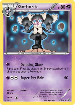 Emerging Powers  046 Gothorita (46)  - Reverse Holofoil - Uncommon