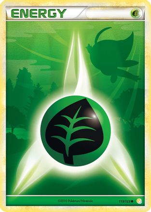HeartGold SoulSilver  115 Grass Energy  - Common