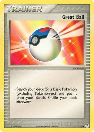 FireRed & LeafGreen  Great Ball  - Reverse Holofoil - Uncommon