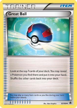 Emerging Powers  093/98 Great Ball  - Reverse Holofoil - Uncommon