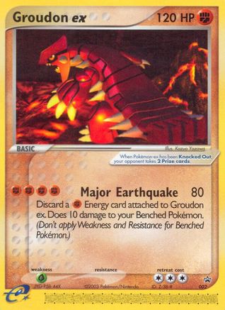 Nintendo Promos  Groudon ex - 002 (Nintendo Power Magazine)  - Promo