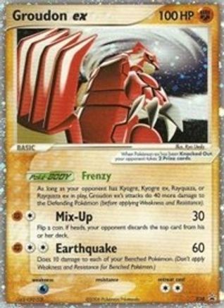 Nintendo Promos  Groudon ex - 038 (EX Collector's Tins)  - Holofoil - Promo