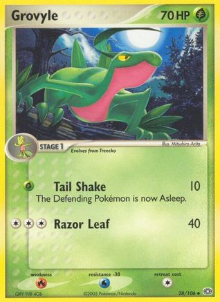 Emerald  Grovyle  - Reverse Holofoil - Uncommon