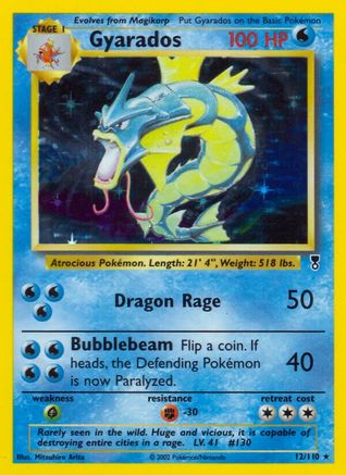 Legendary Collection  012 Gyarados  - Reverse Holofoil - Holo Rare