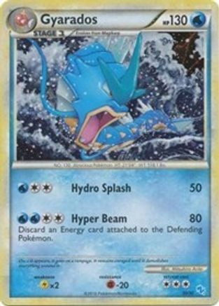 HGSS Trainer Kit Gyarados & Raichu  Gyarados (#30 Holo)  - Holofoil - Common