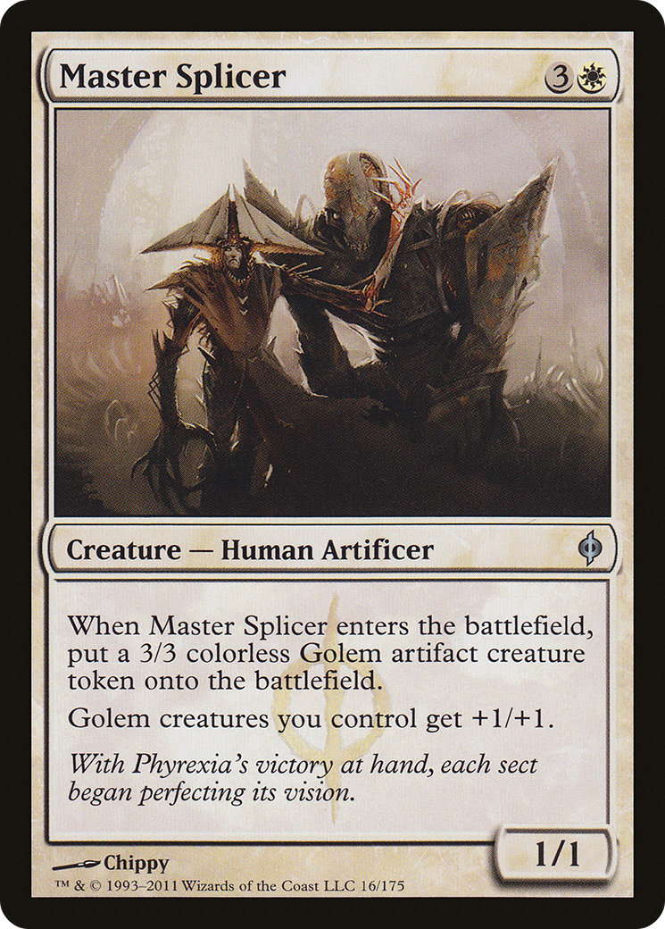 New Phyrexia - (NPH-016) - Master Splicer Foil