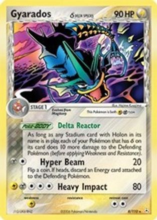 Holon Phantoms  008 Gyarados (Delta Species)  - Holofoil - Holo Rare