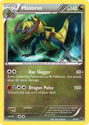 Dragon Vault  016 Haxorus  - Holofoil - Holo Rare