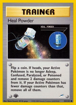 Neo Destiny  104/105 Heal Powder  - Unlimited - Common