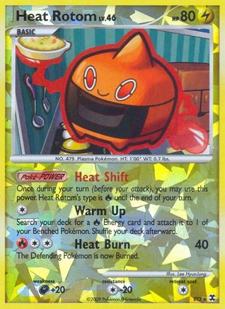 Rising Rivals  RT3 Heat Rotom  - Reverse Holofoil - Ultra Rare