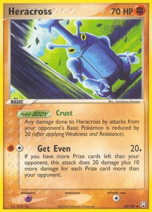 Team Rocket Returns  043 Heracross  - Reverse Holofoil - Uncommon