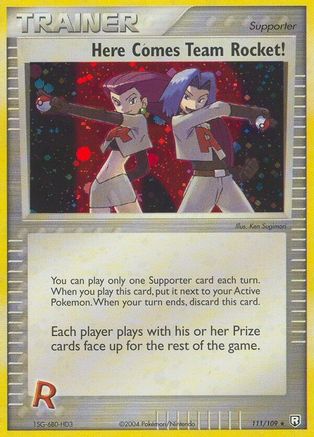 Team Rocket Returns  111 Here Comes Team Rocket!  - Holofoil - Secret Rare