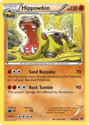Next Destinies  066 Hippowdon  - Reverse Holofoil - Uncommon