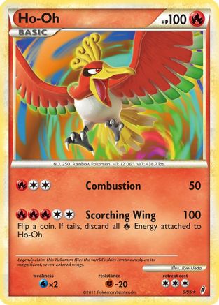 Call of Legends  009 Ho-Oh  - Holofoil - Holo Rare