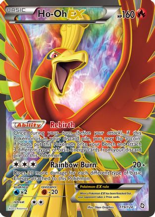 Dragons Exalted  119 Ho-oh  - Holofoil - Ultra Rare