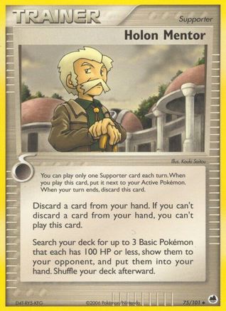 Dragon Frontiers /101 Holon Mentor  - Reverse Holofoil - Uncommon