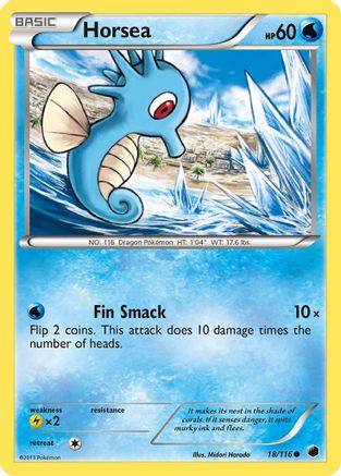 Plasma Freeze  018 Horsea  - Common