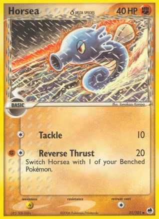 Dragon Frontiers  031/101 Horsea  - Uncommon