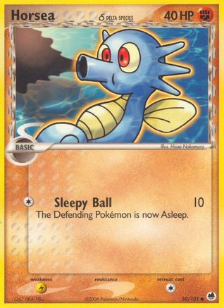 Dragon Frontiers  050/101 Horsea  - Common