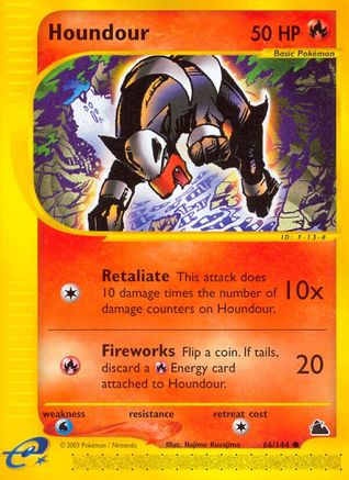 Skyridge  066 Houndour  - Common