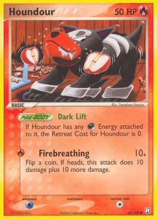 Team Rocket Returns  060/109 Houndour  - Reverse Holofoil - Common