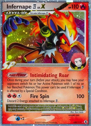 Rising Rivals  Infernape E4 Lv.X  - Holofoil - Ultra Rare
