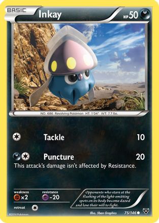 XY Base Set  075 Inkay (75)  - Common