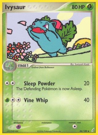 Crystal Guardians  034/100 Ivysaur  - Uncommon