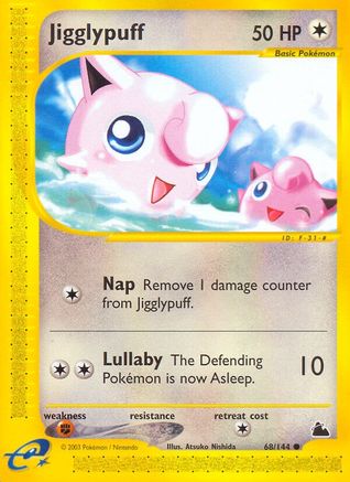 Skyridge  068 Jigglypuff  - Common