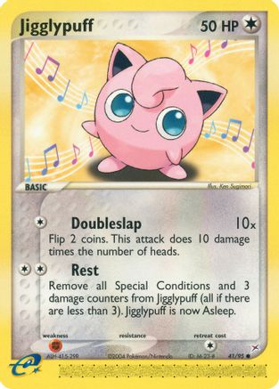 Team Magma vs Team Aqua  Jigglypuff  - Reverse Holofoil - Common