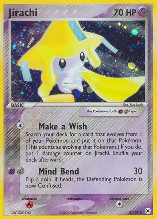 Hidden Legends  008 Jirachi  - Reverse Holofoil - Holo Rare