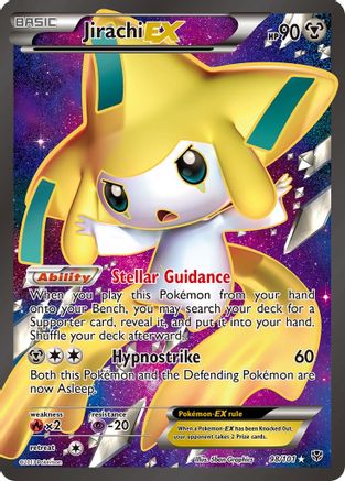 Plasma Blast  098 Jirachi EX (98 Full Art)  - Holofoil - Ultra Rare