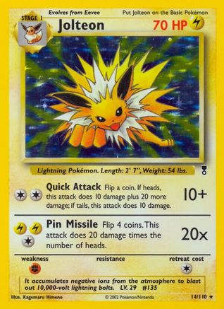 Legendary Collection  014 Jolteon  - Holofoil - Holo Rare