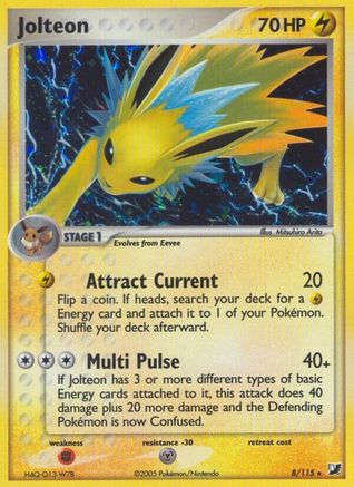 Unseen Forces  Jolteon  - Holofoil - Holo Rare