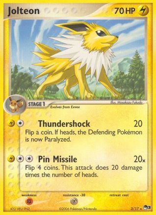 POP Series 3  003/017 Jolteon  - Rare