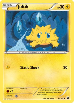 Dark Explorers  042 Joltik (42)  - Common