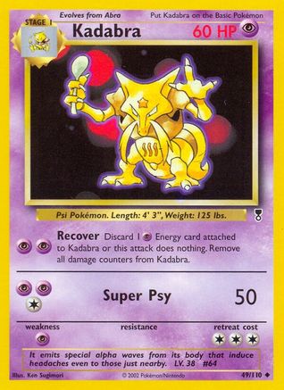 Legendary Collection  049 Kadabra  - Uncommon