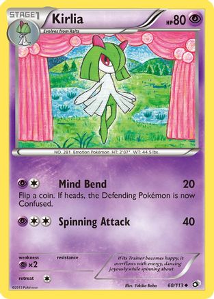 Legendary Treasures  060 Kirlia  - Uncommon