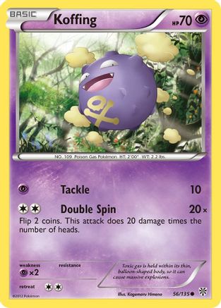 Plasma Storm  056 Koffing (56)  - Common