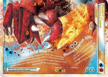 Undaunted  Kyogre & Groudon Legend (Bottom)  - Holofoil - Ultra Rare
