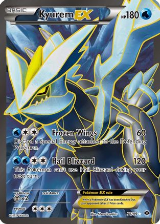 Next Destinies  096 Kyurem EX (96 Full Art)  - Holofoil - Ultra Rare