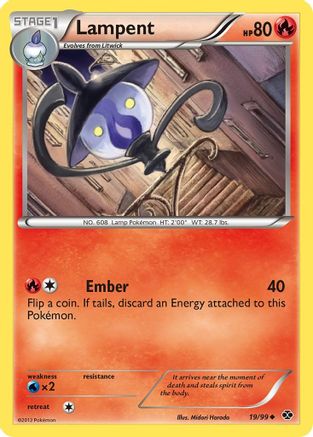 Next Destinies  019 Lampent  - Reverse Holofoil - Uncommon